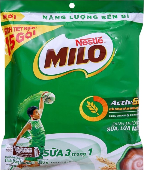Bột lúa mạch Milo Active Go — Bịch 330g