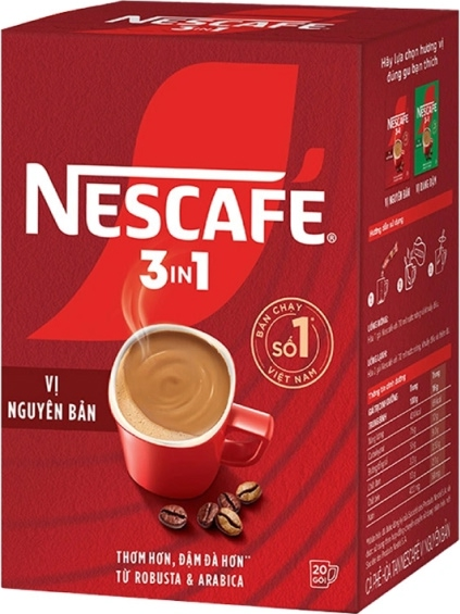 Cà phê sữa NesCafé 3in1 đậm đà hài hòa — Hộp 320g