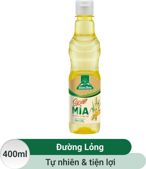 Đường lỏng Biên Hòa (syrup mía) — Chai 400ml