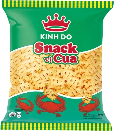 Snack Kinh Đô vị cua — Gói 29g