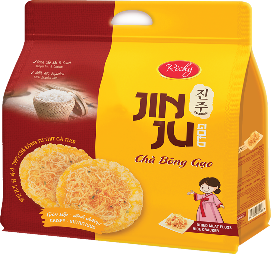 Bánh gạo Jinju chà bông — Gói
