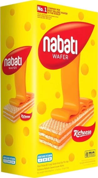 Bánh xốp nhân phô mai Nabati — Hộp 120g