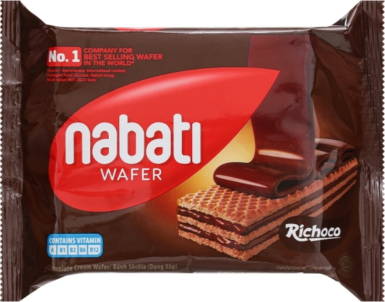 Bánh xốp nhân socola Nabati — Gói 50g